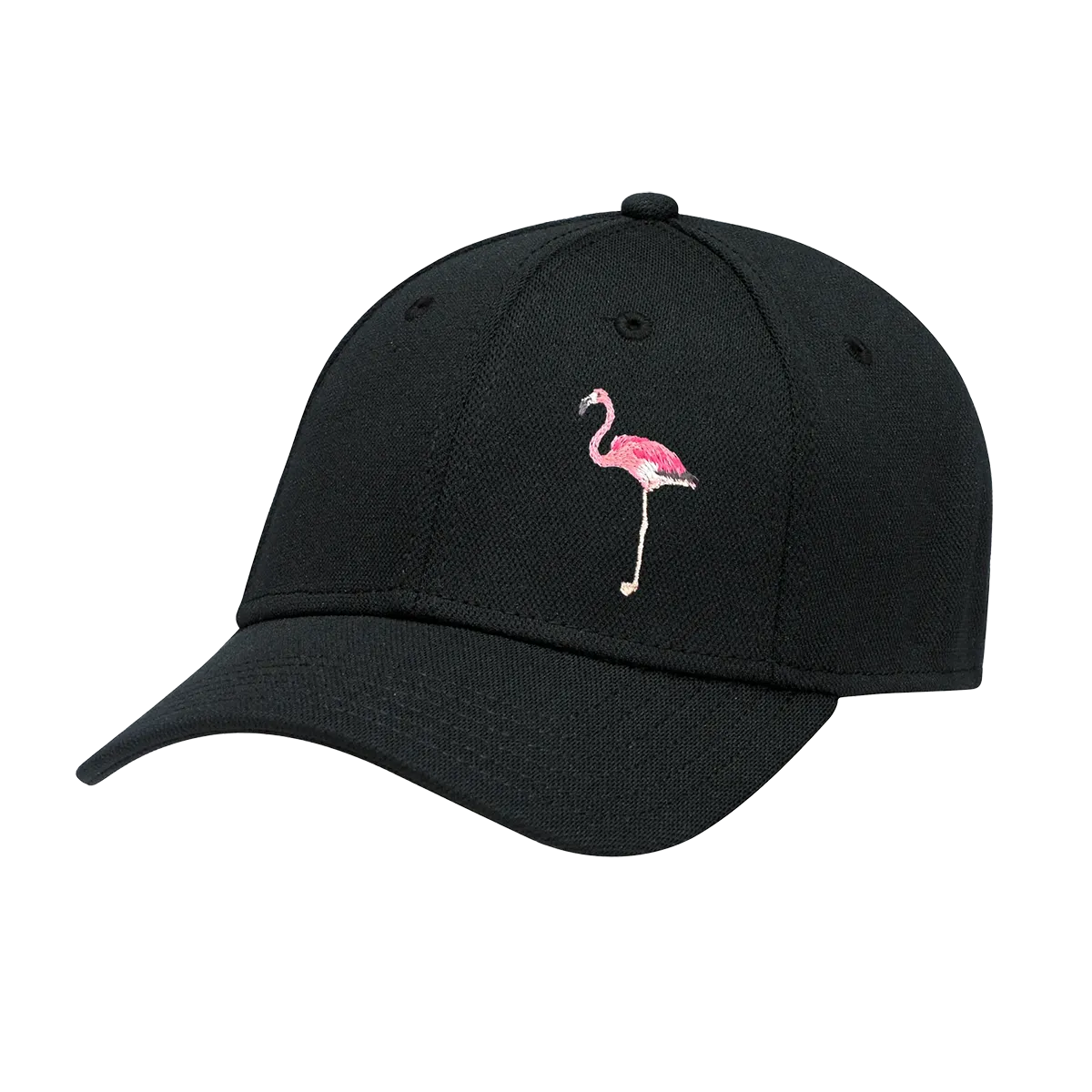 Critter Baseball Hat  - Flamingo (Adult) - Black